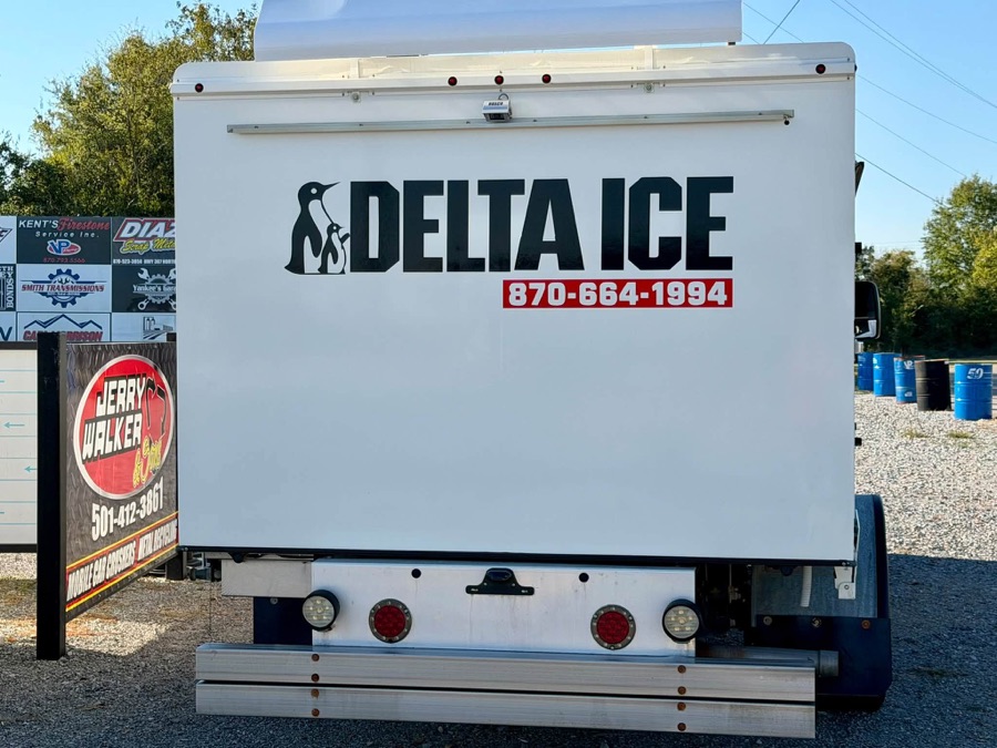 Delta Ice commercial delivery truck for restaurants and convenience stores